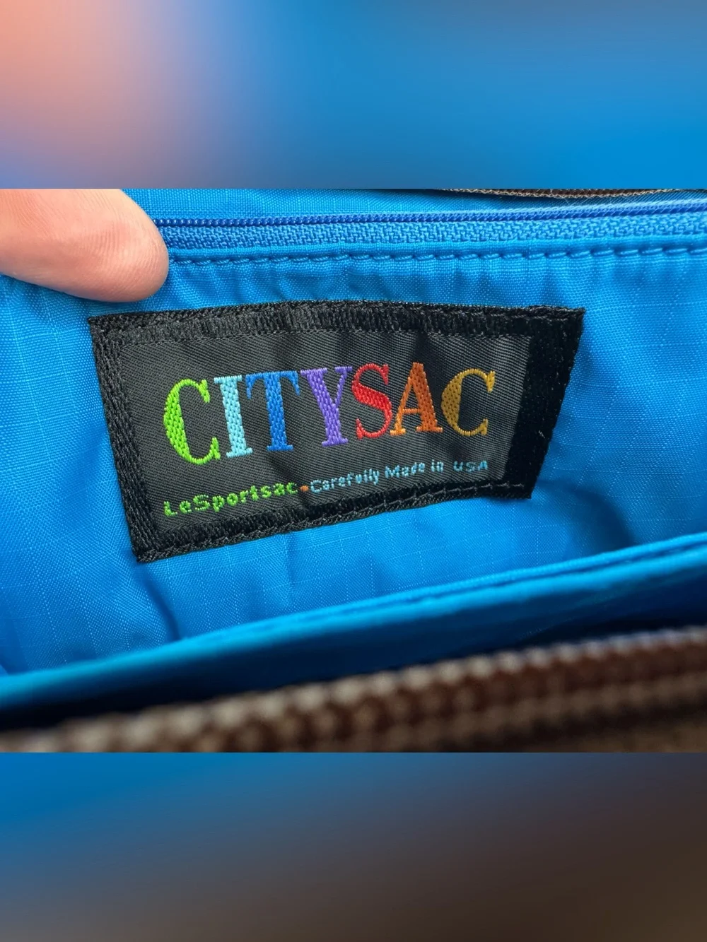 Vintage LeSportsac CITYSAC Wallet Mint Deadstock Made in USA Dandridge TN 80s